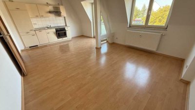 DG- Balkon - Laminat - offene Küche mit EBK !!