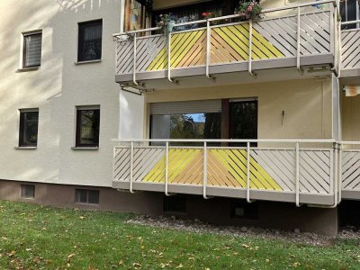 Gepflegte Erdgeschoss-Wohnung mit Balkon