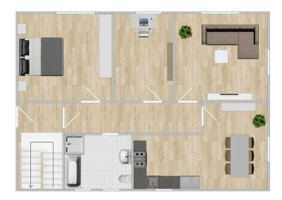 920 € - 80 m² - 3.5 Zi.