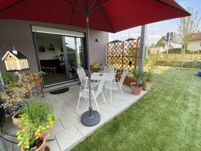 Neubau 72qm: Exklusive, geräumige und neuwertige 2 Zimmer-Wohnung mit Garten in Lorsch