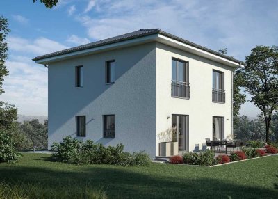 Stadtvilla LifeStyle 15.01 W verkörpert Stil mit zeitloser Eleganz. Technik- u. Finishpaket. Mit Gru