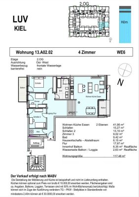 Lichtdurchflutete   4-Zimmer-Neubauwohung in direkter Wasserlage zur Hörn sserlge im Baufeld XIII