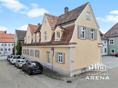 Friedberg. Altstadt. Nähe Marienplatz. Kleines Mehrfamilienhaus mit 260m² Wfl., 197m² Grd., Gashzg.
