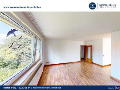 Wohnen im Grünen – und doch stadtnah: 3-Zimmer-Wohnung im DG | Minden-32429