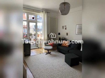 Tauschwohnung: Eimsbüttel: 4 Zi. Altbau m. Balkon gg.  3 Zimmer m. Garten