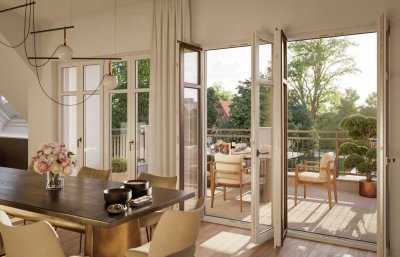 IM BAU - EXKLUSIVES PENTHOUSE SOLITÄR - BESTLAGE HARLACHING MENTERSCHWAIGE