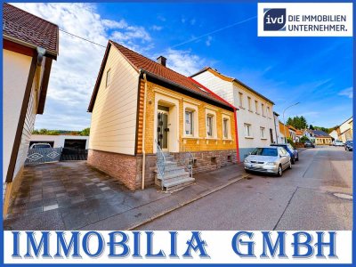GARTENIDYLL - Einfamilienhaus mit Garage und schönem Garten in 66539 Neunkirchen-Wellesweiler