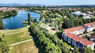 Wohnen am Wasser - offene Maisonettewohnung direkt am Seepark