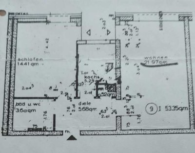 Ruhige, helle, zentrale 2 ZKB an der Lahn, Loggia, Uninähe, gute Verkehrsanbindung.