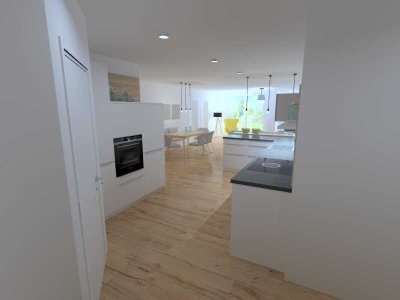 Attraktive 4-Zimmer-Wohnung Ampfing, Einbauküche, Balkon, Tiefgarage