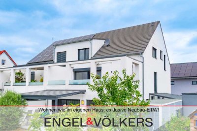 Wohnen wie im eigenen Haus: Neubau-ETW (Bj. 2019) mit exklusiver Ausstattung & großer Südterrasse!