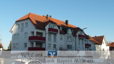 zentral wohnen mit fußläufiger Anbindung zu AUDI/Innenstadt, helle 2,5-Zi-DG-Wohnung