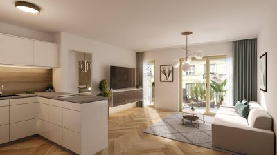 PROVISIONSFREI - 3 Zimmer - 2 Bäder - ca. 79m² gew. NFL - Balkon - hochwertige Ausstattung - Neubauprojekt - Fertigstellung Q3/2025
