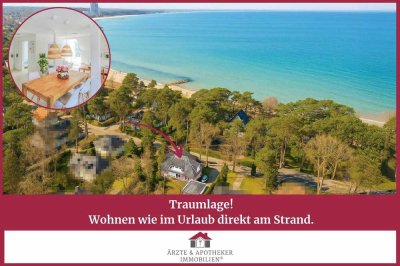 Traumlage!
Wohnen wie im Urlaub direkt am Strand.