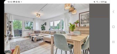 Geschmackvolle,  4-Raum-Hochparterre-Wohnung mit Balkon in Durmersheim