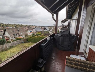 Sehr schöne Wohnung mit Fernblick
