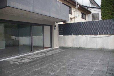 NEUBAU ERSTBEZUG -  Helle 3 ZKB, Terrasse - EG - W2