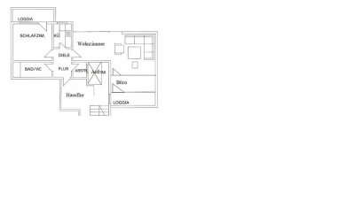 3 Zimmer Whg.in Bad Nauheim, renoviert, nähe Kurpark, 2 Balkone