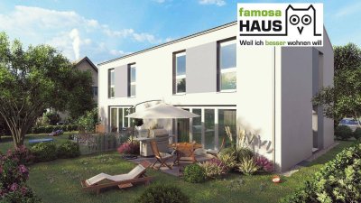 Wohnbaugeförderte Doppelhaushälfte mit 97m² Wohnfläche, 54 m² Vollunterkellerung, Terrasse und Eigengrund samt 2 Parkplätzen