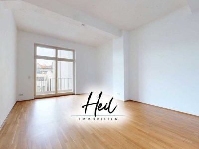 Moderne 2-Zimmer Wohnung mitten in der Leipziger Innenstadt I Fußbodenheizung I großer Balkon