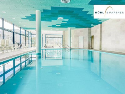 Helle 3-Zimmer-Wohnung | U1 Kagran | Loggia | Swimmingpool, Sauna, Fitnessraum