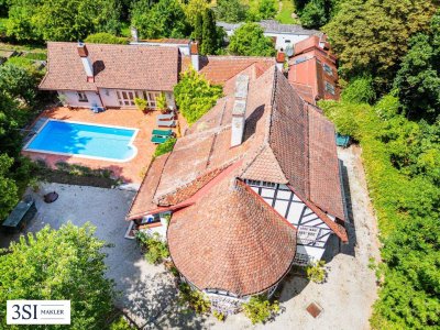 Exklusive Liegenschaft mit zwei Villen und großem Privatpark in Mödling