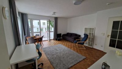 Exklusive, gepflegte 1-Zimmer-Wohnung mit Balkon und Einbauküche in Dresden