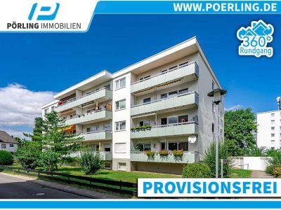 Ruhig gelegene 3,5-Zimmer-Wohnung mit riesigem Balkon und Garage in Nieder-Olm – PROVISIONSFREI