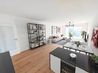 ERSTBEZUG: 3-ZIMMER-WOHNUNG MIT 2 BÄDERN EN SUITE UND WESTBALKON