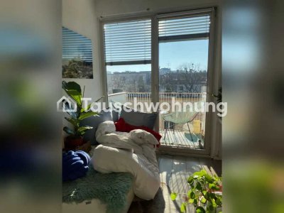 Tauschwohnung: Zentrales Einzimmer Apartment mit Balkon Südseite