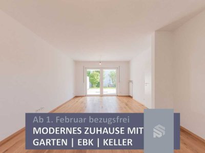 Modern & Ruhig | mit Süd-/ Westgarten und Einbauküche