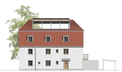 Erstbezug - moderne Dachgeschoss-Wohnung mit Dachgarten