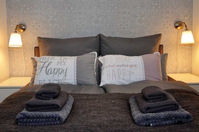 Möblierte Wohnung mit Balkon nahe Zentrum