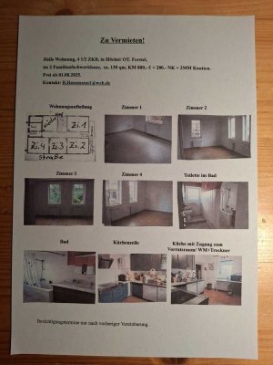 4 1/2 ZKB, 130 qm, im 2-Familienfachwerkhaus