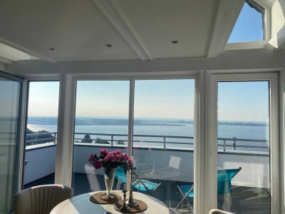 Wer das Besondere schätzt... Traumwohnung mit grandiosem Elbblick