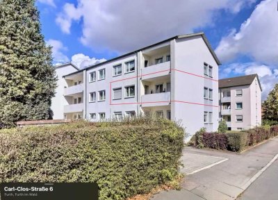 Sehr gepflegte 3-Zimmer-Wohnung mit Balkon und Einzelgarage als Kapitalanlage