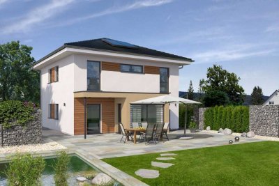 Das ideale Familienhaus: 2-geschossig, modern und durchdacht.
