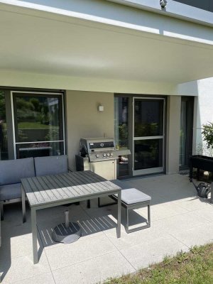 Neuwertige teilmöblierte 2-Zimmerwohnung mit großzügiger Terrasse in zentraler Lage in Rottweil