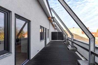 Dachgeschoss mit großer ruhiger Terrasse