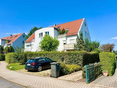 Vermietete 2-Zimmer-Wohnung mit eigenem Garten, Hobbyraum und TG
