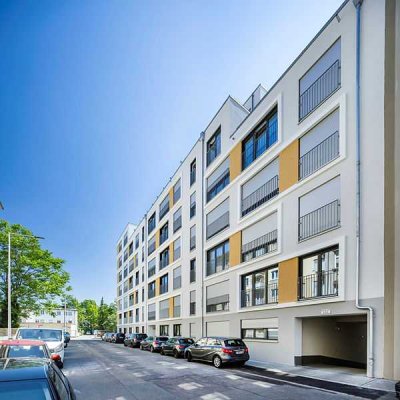 geräumige 2-Zi.-Wohnung mit großem Balkon * EBK * Wohnanlage Baujahr 2022 * 66 m²