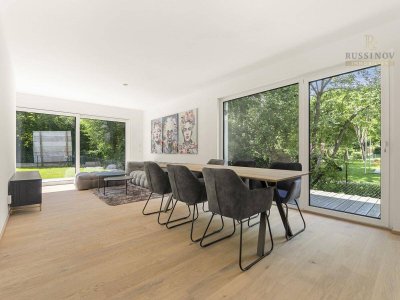 Erstbezug in Bestlage: Modernes Eck-Reihenhaus mit Garten und Tiefgarage #Invest-Living