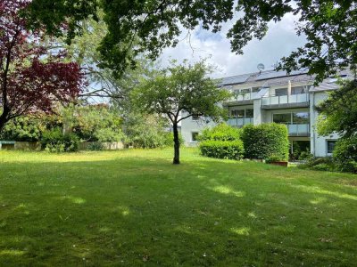 4,5-Zimmer-Wohnung mit Gartenanteil und unverbaubarem Blick