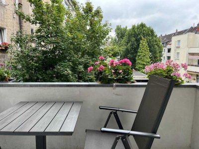 Großzügige 2-Zimmer-Wohnung mit Balkon in Düsseldorf-Derendorf schräg gegenüber neuer Hochschule