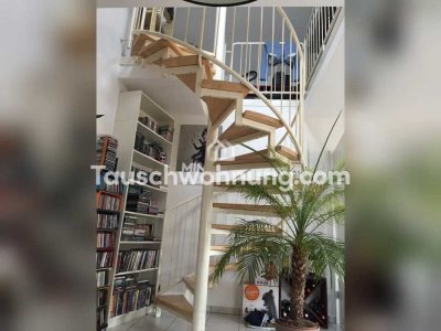 Tauschwohnung: Altstadt Maisonette mit 3 Balkonen über Mainz