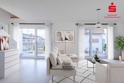 Direkt beziehbar: Maisonette-Wohnung mit Bergblick und Süd-Loggia