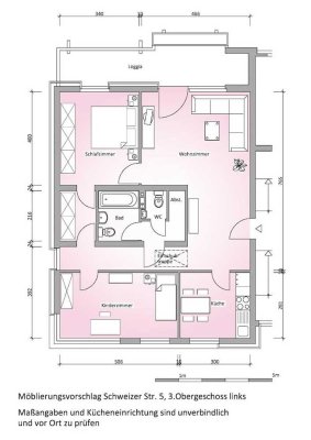 Frisch modernisierte 3-Zimmer-Wohnung in Stadtnähe