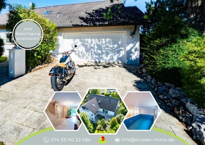 Großzügiges Einfamilienhaus in Massivbauweise mit Wellnessbereich, Indoorpool, Garage und Balkonen!