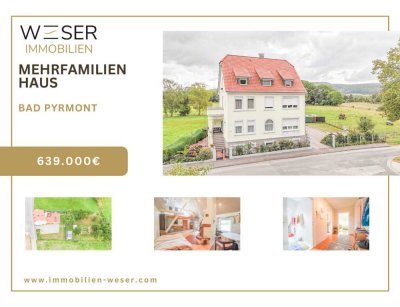 Bad Pyrmont: Anwesen mit 4 Wohnungen & 4 Appartements – ideal für Familie oder Vermietung