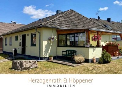 Freistehendes Einfamilienhaus mit Sonnengarten